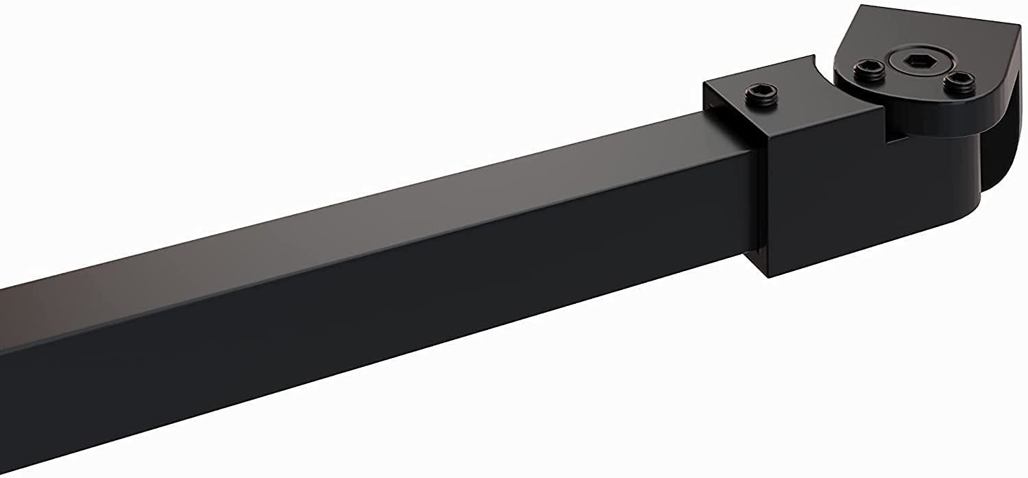Barra stabilizzatrice/ringhiera per pareti doccia in vetro e stabilizzatore di Walk in Lunghezza: 48 cm Spessore del vetro fino a 10 mm - 24BM