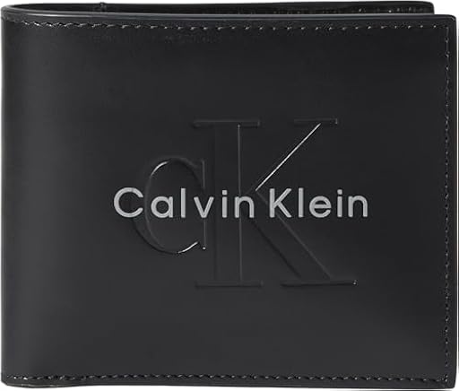 Calvin Klein Bold Billfold W/Coin Lv04d1156g, Carteras para Hombre, Black (Black), Talla única | Ya disponible en tu tienda friki favorita! En mundofriki.es!