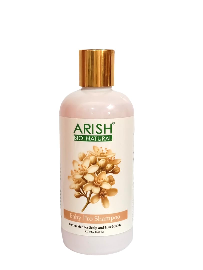 Arish Bio Natural Baby Shampoo, Gentle Tear-Free Formula for Hair and Scalp Care-image-8