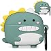 Produktbild Acadeny Hülle Silikon Kompatibel mit Huawei FreeBuds 5i, [Unterstützt kabelloses Laden] [Stoßfeste Schutzhülle] [Perfekt Passt Hülle] [Karabiner] Cute 3D-Blue Dinosaur