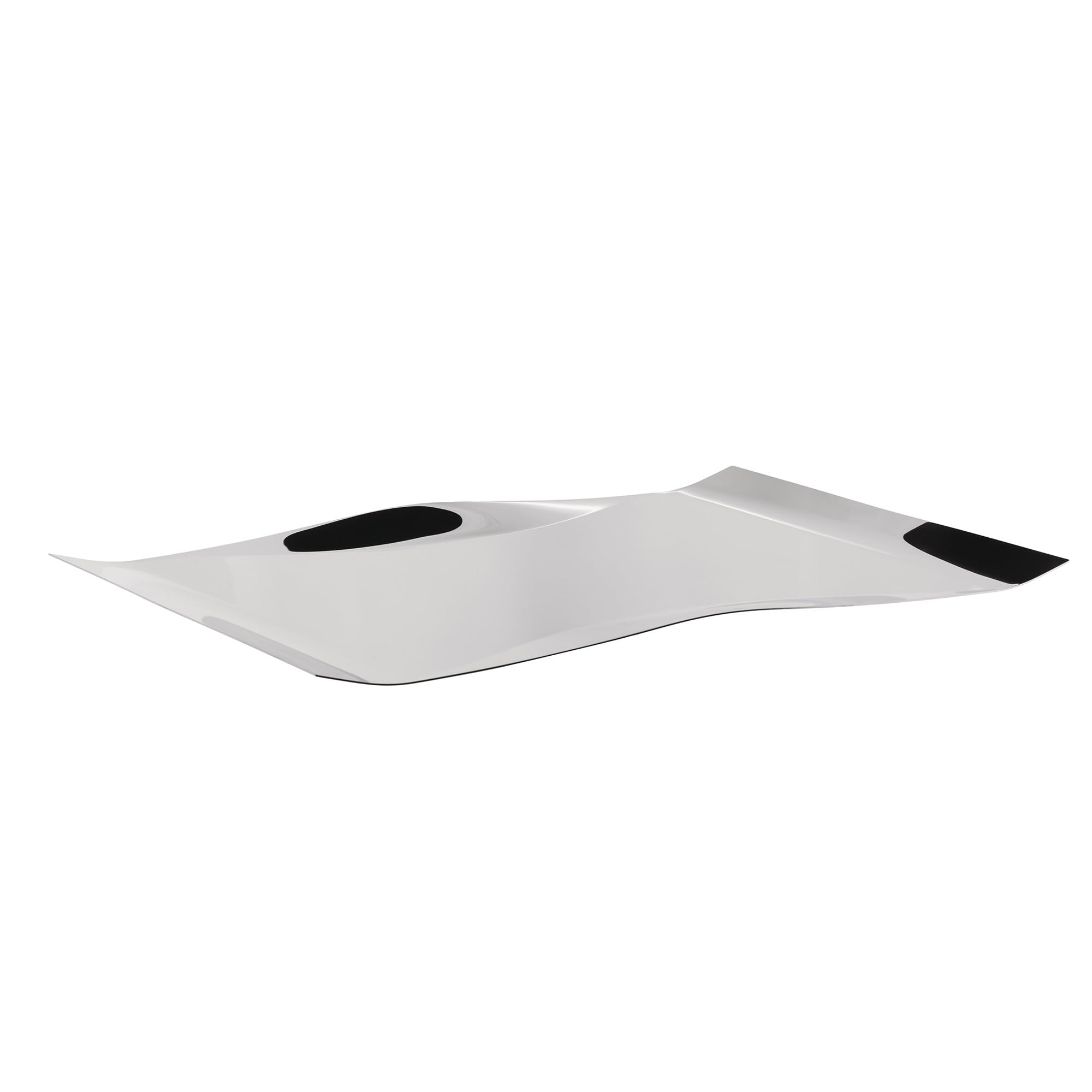 Alessi MAO-MAO FM05/55 - Vassoio Rettangolare di Design, in Acciaio Inossidabile 18/10