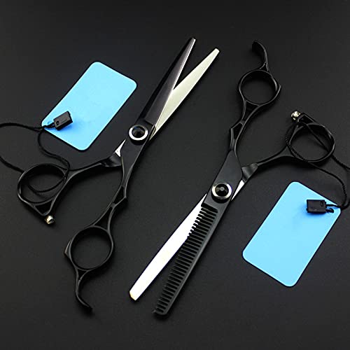 Forbici per Tagliare i Capelli, Set di Forbici per Capelli Professionali da 6 Pollici 440C, Forbici per sfoltire, Forbici per Parrucchieri, Forbici per Barbiere, Forbici