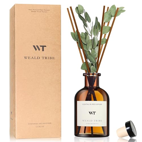 WEALD TRIBE Flower Reed Diffuser Set Eucalyptus & Lavender Scent