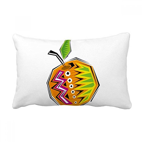 Coussin Mexicain Jaune Oreiller Lombaire Rectangulaire Grand Format
