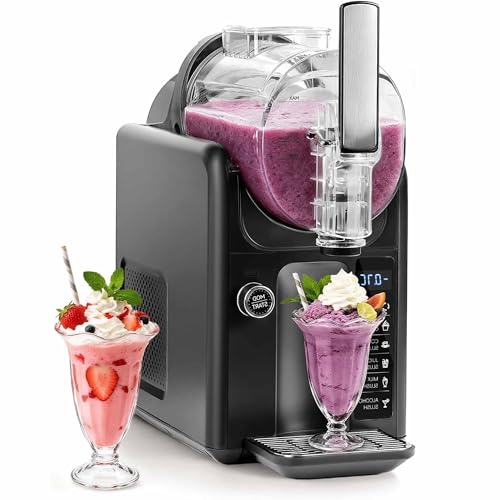 Máquina de granizado sin hielo que evita bebidas aguadas con sus 6 programas