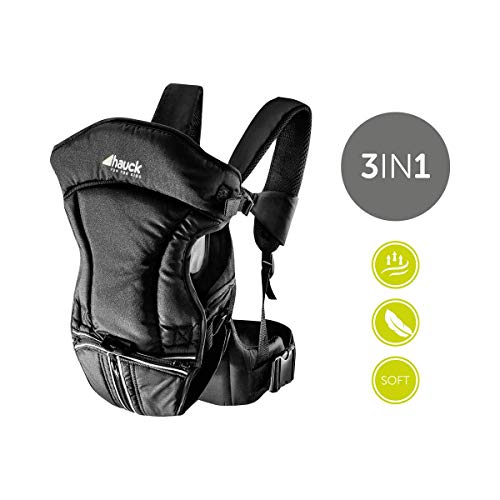 Hauck 3 Way Carrier Ergonomische Draagzak, Incl. Hoofd- en Neksteun, Afneembaar Spuugdoek, Hoog Draagcomfort, Drie… - Image 5