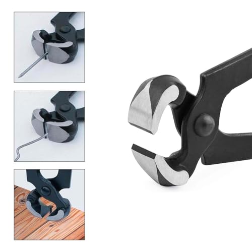 Avilia Schreinerzange - Klauenzange 20 cm, Kieferöffnung 13-40,5 cm, Backenbreite 12/40 cm, aus geschmiedetem verchromtem Stahl, bequemer Griff