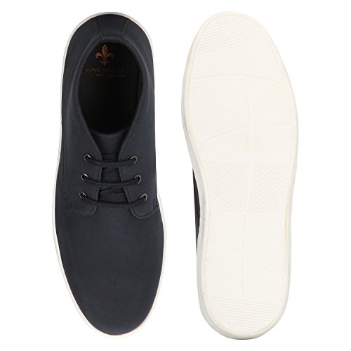 Image of Bond Street By Red Tape Men Blue Chukka Boots