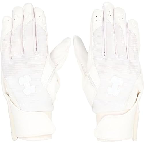 野球 アンダーアーマー 手袋 バッティング手袋 UAクリーンアップ プロ バッティンググローブ ノンカラー 両手用 高校野球対応 6001313 underarmour 野球用品 スワロースポーツ (100)White LG