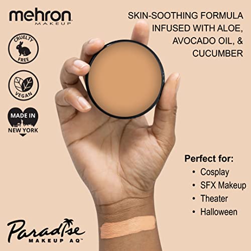 Image of Mehron Makeup Paradise Makeup AQ Pro Size | Stage & Screen Performance, Face & Body Painting, Beauty, Cosplay, and Halloween | Water Activated Face Paint, Body Paint 1.4 oz (40 g) - Felou