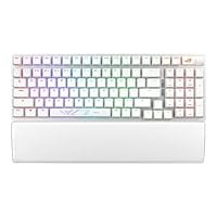 ASUS ROG Strix Scope II 96 Wireless Gaming Keyboard, Tri-Mode Connection, Dampening Foam & Switch-Dampening Pads, Hot-Swappable Pre-lubed ROG NX Snow Switches, UV-Coated ABS Keycaps, RGB