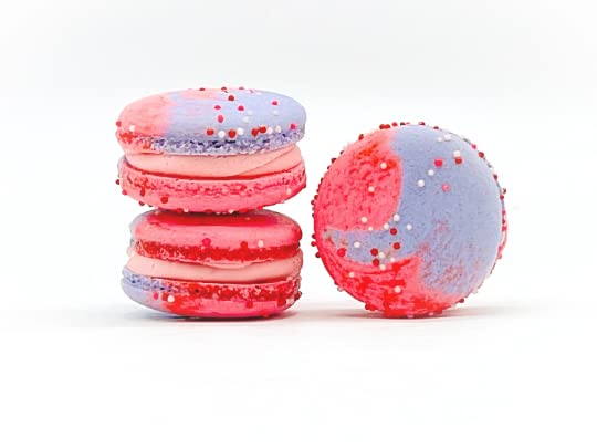 12 Pack| Raspberry Caramel Vegan Macaron
