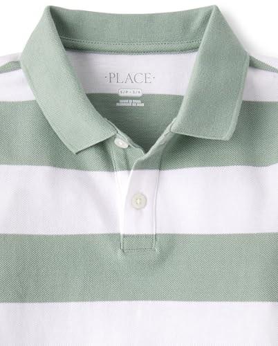 Image of The Children's Place Boys' Uniform Short Sleeve Pique Polo