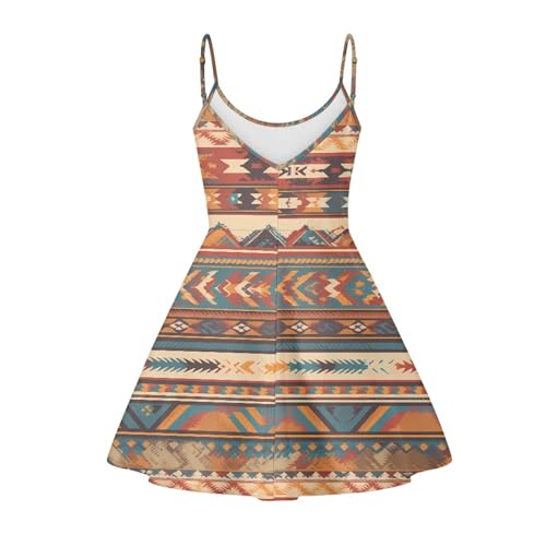 Image of Spaghetti Strap Midi Satin Dresses Summer Sleeveless Sundree Women Girl Beach Party Swing Dress