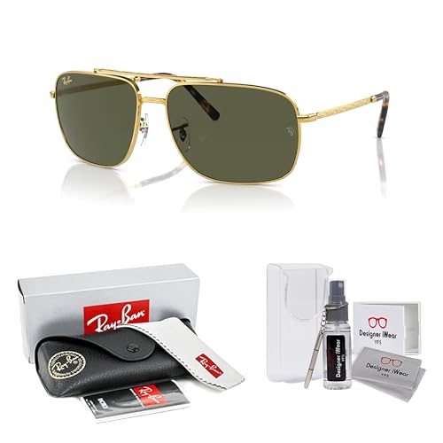 Ray-Ban RB3796 Rectanglular Sunglasses for Men for Women +BUNDLE with ACCESSORY EYEWEAR KIT2