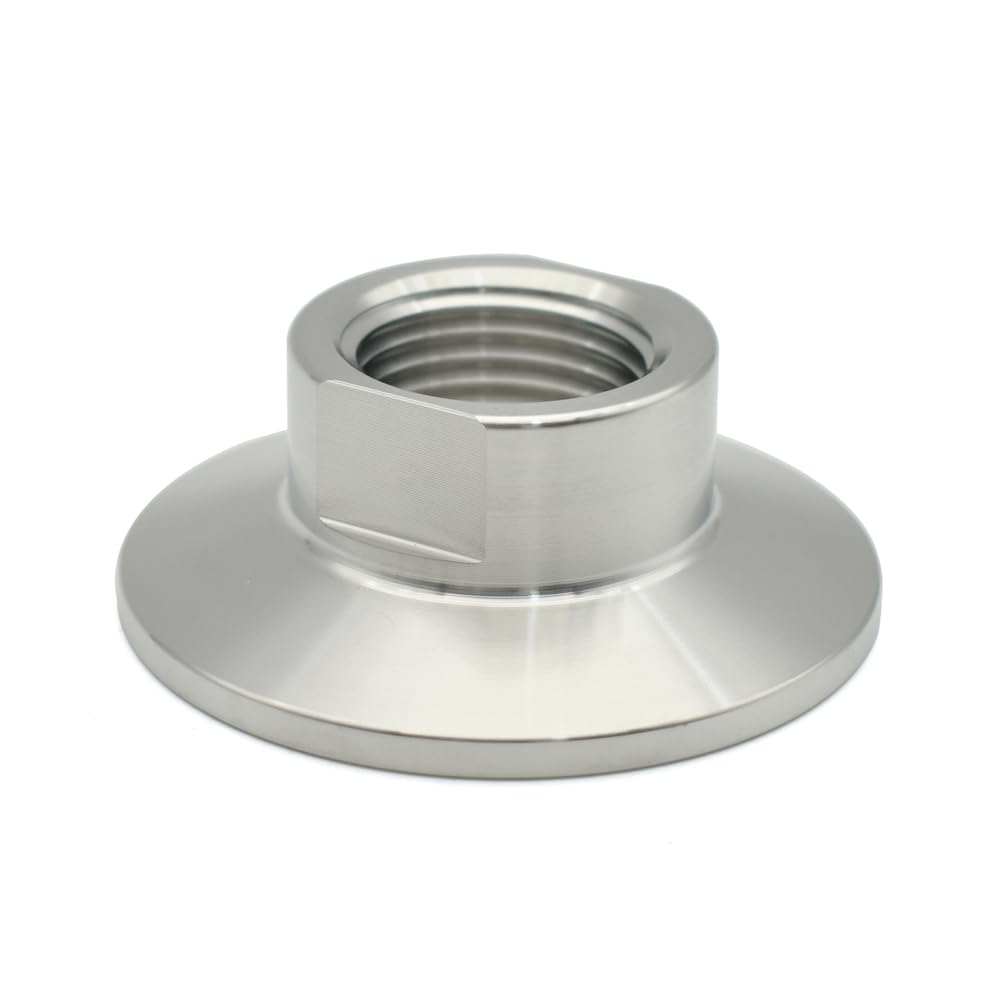 BSPT DN8 DN10 DN15 DN20 DN25 SS304 Stainless Steel clamp 25.4 50.5 64mm Thread Collar Pipe Fittings Homemade (Internal Thread,DN10 Ferrule 50.5mm)