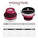 2PCS Motorcycle 42MM Air Intake Filter Universal Carburetor Air Filter Cleaner for Dirt Pit ATV SSR TTR Bike Breather Filter Fit for Many Different Carburetors (Red 42MM)