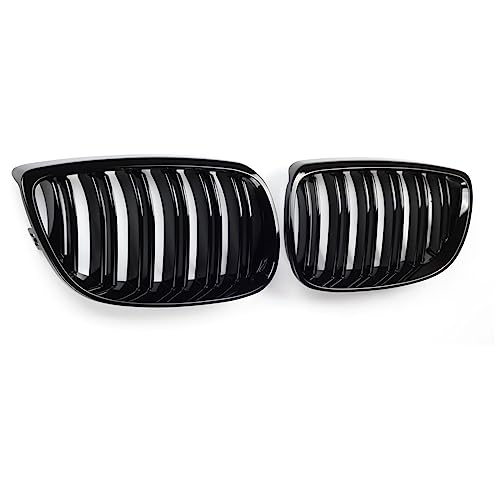 Rejilla delantera negro brillante de alta precisión para modelos Serie 3 E92 E93 2006-2009