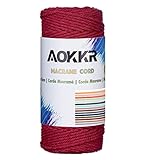 【TAMAÑO】: Este hilos macrame mide 3 mm * 100 M. Viene enrollando alrededor del rodillo de cartón. No encontrará ningún nudo en los 100 metros del rollo. Empacado en forma de carrete, el hilo macrame no se enreda y Puede cortar la cuerda de algodón a cualquier longitud según sus necesidades.