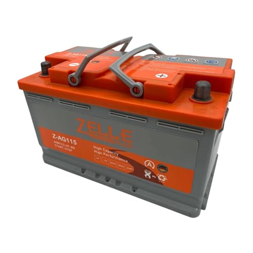 12V 80Ah AGM Stop Start Car Battery – High CCA 800A, Maintenance Free Sealed Power for Start Stop Vehicles, Compatible with AGM Systems, Long Life Performance, 315x175x190mm