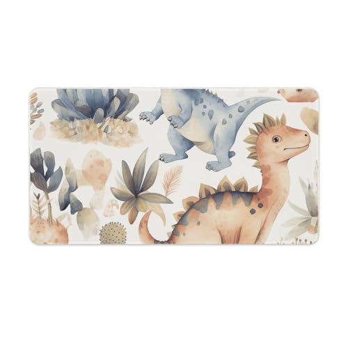 Tapis de souris de jeu dinosaure grand format pour bureau et cybercafé