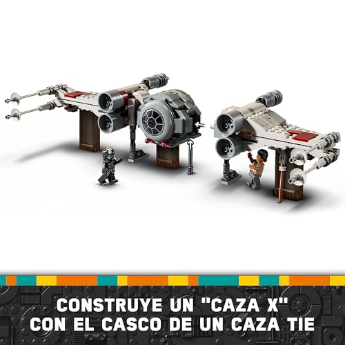 LEGO Star Wars 75393 Caza TIE y Ala-X Fusionados para construir con minifiguras 5
