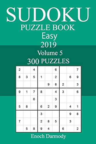 300 Easy Sudoku Puzzle Book 2019