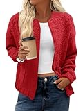 Tankaneo Womens Bomber Jackets Lightweight Zip Up Fashion Cute Jacquard Coats Fall Varsity jacket