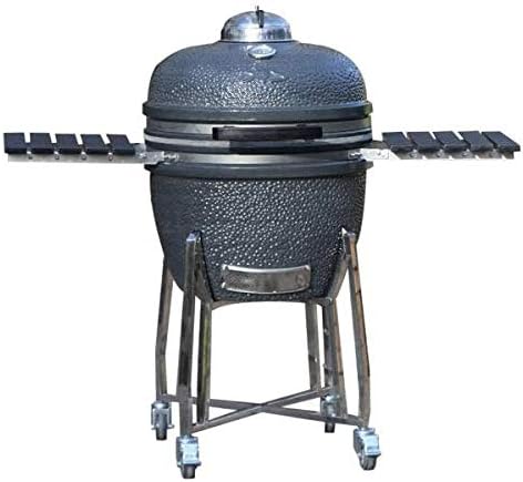 Slow 'N Sear Deluxe Kamado Charcoal Grill Ceramic Smoker from SnS Grills