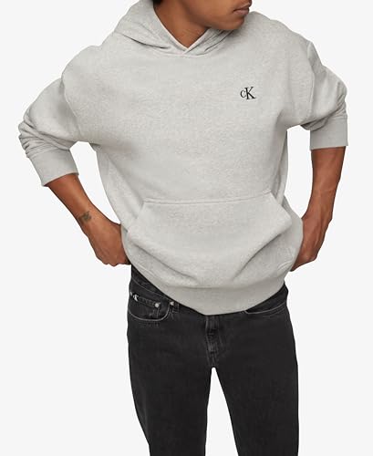 Image of Calvin Klein Men's Monogram Logo Fleece Hoodie