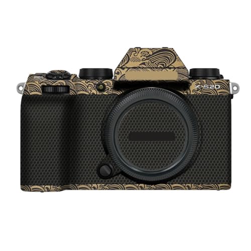 FujiFilm X-S20 protector de vinilo oro ondulado para la carcasa de la cámara XS20