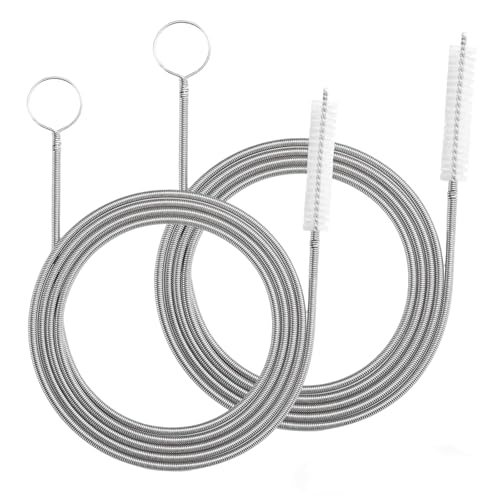 2 Pack 80 Inch Flexible Drain Brush, Sunroof Drain Cleaning Tool for Ice Maker, Refrigerator & AC Drain Line