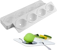 Vista 3 de Ciieeo Molde para tarta de huevo, moldes de media esfera, moldes para tartas, mini moldes para hornear moldes para hornear Molde de para pastel