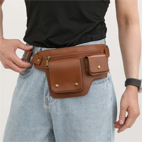 Riñonera estilo motorista para hombre que soluciona la falta de espacio en ruta 4