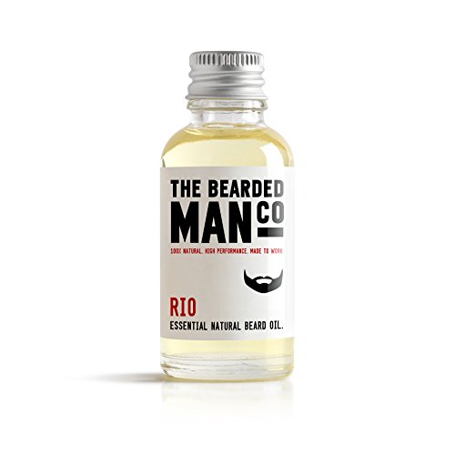 Río The Bearded Man Co - Aceite acondicionador para barba para hombre, 30 ml, tamaño más grande Cover