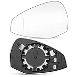 TTCR II 1PC Compatible avec Verre Rétroviseur Audi A4 S4 B9 8W 2016 2023, A5 S5 RS5 F5 2017 2024, A4 B9 Avant 8WH/Allroad 8WH, A5 Sportback F5A/Cabriolet F57 Verre Miroir Chauffant 8W0857535E Gauche