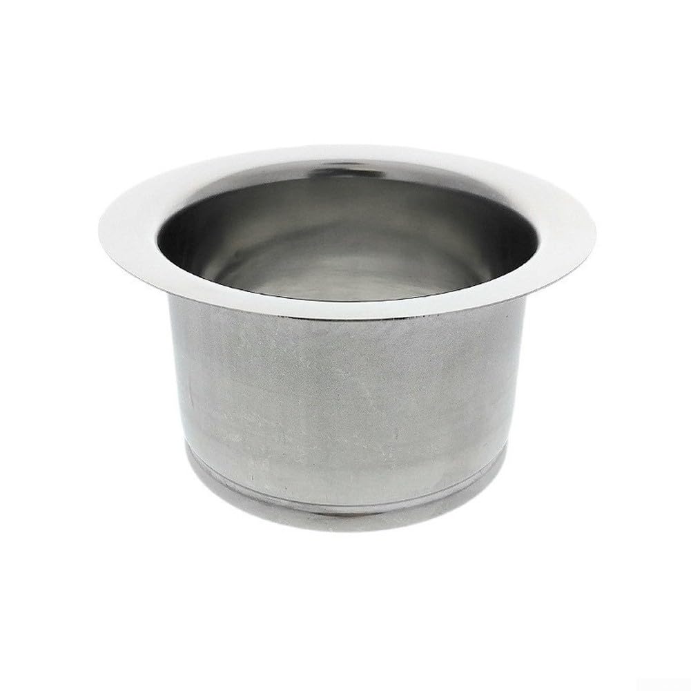 Colador de fregadero de acero inoxidable con desagüe 114mm y conector de 61mm