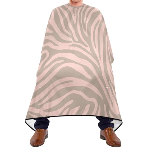 Capa de Corte de Pelo Impermeable Profesional Beige miniatura 1