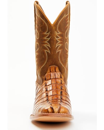 Cody James Men's Caiman Cognac 12" Exotic Western Boot Broad Square Toe - Asr21-224