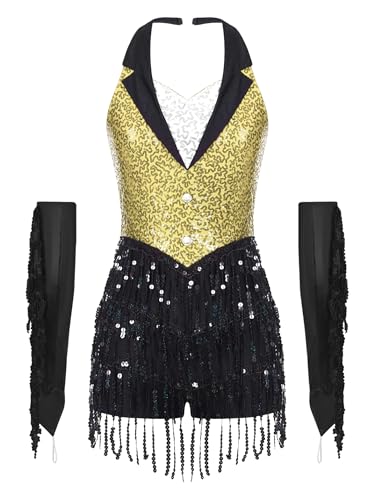 Robe de danse latine avec justaucorps intégré pour salsa