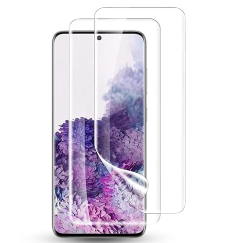 Image of 2 Pack Screen Protector Guard for Samsung S23 Ultra, 6.8 Inch | Hydrogel Membrane Ultra Smooth Touch, fingerprint working with installation kit and guide