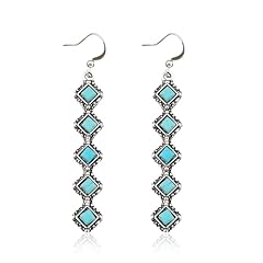 A6:Turquoise Long Dangle