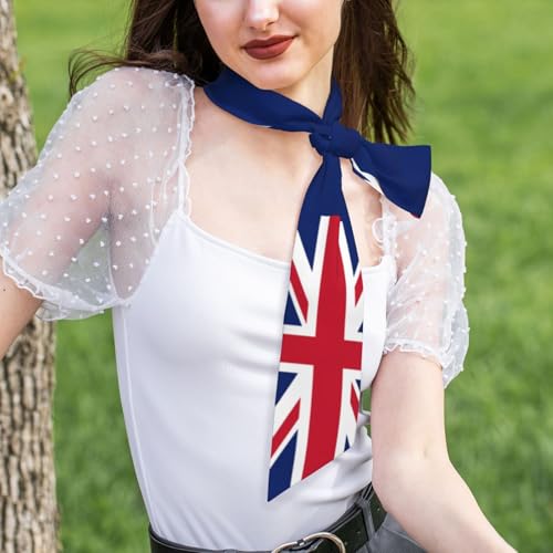 Women'S Fashion Scarf Vintage Britain British Flag Hair Satin Scarf Bandanas Headscarf Wrap Breathable Lightweight Neck Scarves For Handbag Accessories4