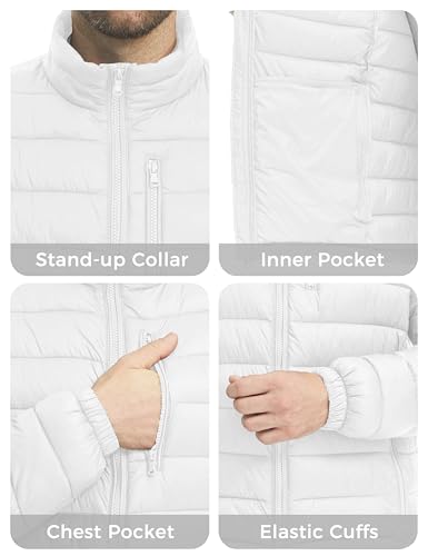 Image of wantdo Men's Lightweight Puffer Jacket Warm Windproof Winter Coat Outdoor
