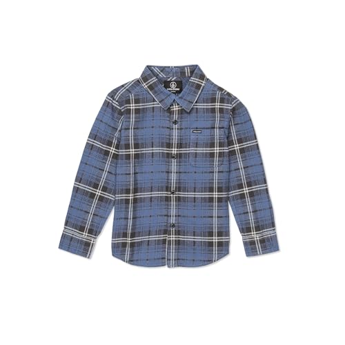Volcom Little Boys Toddler Caden Plaid Long Sleeve Flannel Shirt