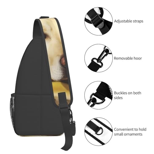 Bolso Cruzado Yellow Dog para Senderismo Unisex miniatura 5