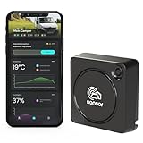 sonsor - Mobile Alarmanlage mit LTE, GPS-Ortung & kostenloser App für Wohnmobile, Vans, Garagen, Gärten oder Werkstätten (schwarz)