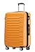 Reisekoffer 2088 Hartschalekoffer Gepäck Koffer Trolley Bordcase Handgepäck M in 14 Farben (Orangen)