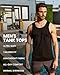 INTO THE AM Men's Essential Tank Tops - Soft Fitted Everyday Premium Sleeveless Muscle Shirt Bro Tanks for Guys (Olive Green, X-Large)