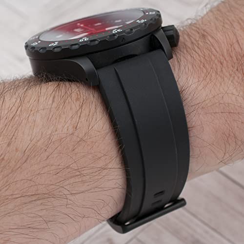 Image of StrapHabit Quick Release Rubber Watch Strap Band FKM 20mm 22mm 24mm